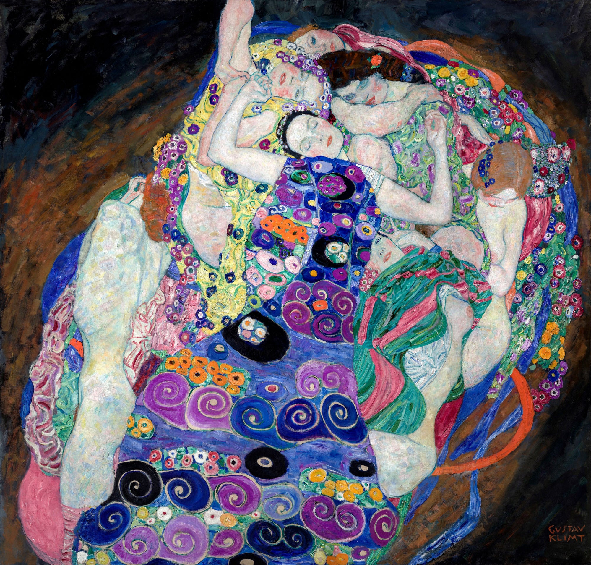 Oversized póló (Gustav Klimt - The virgin)