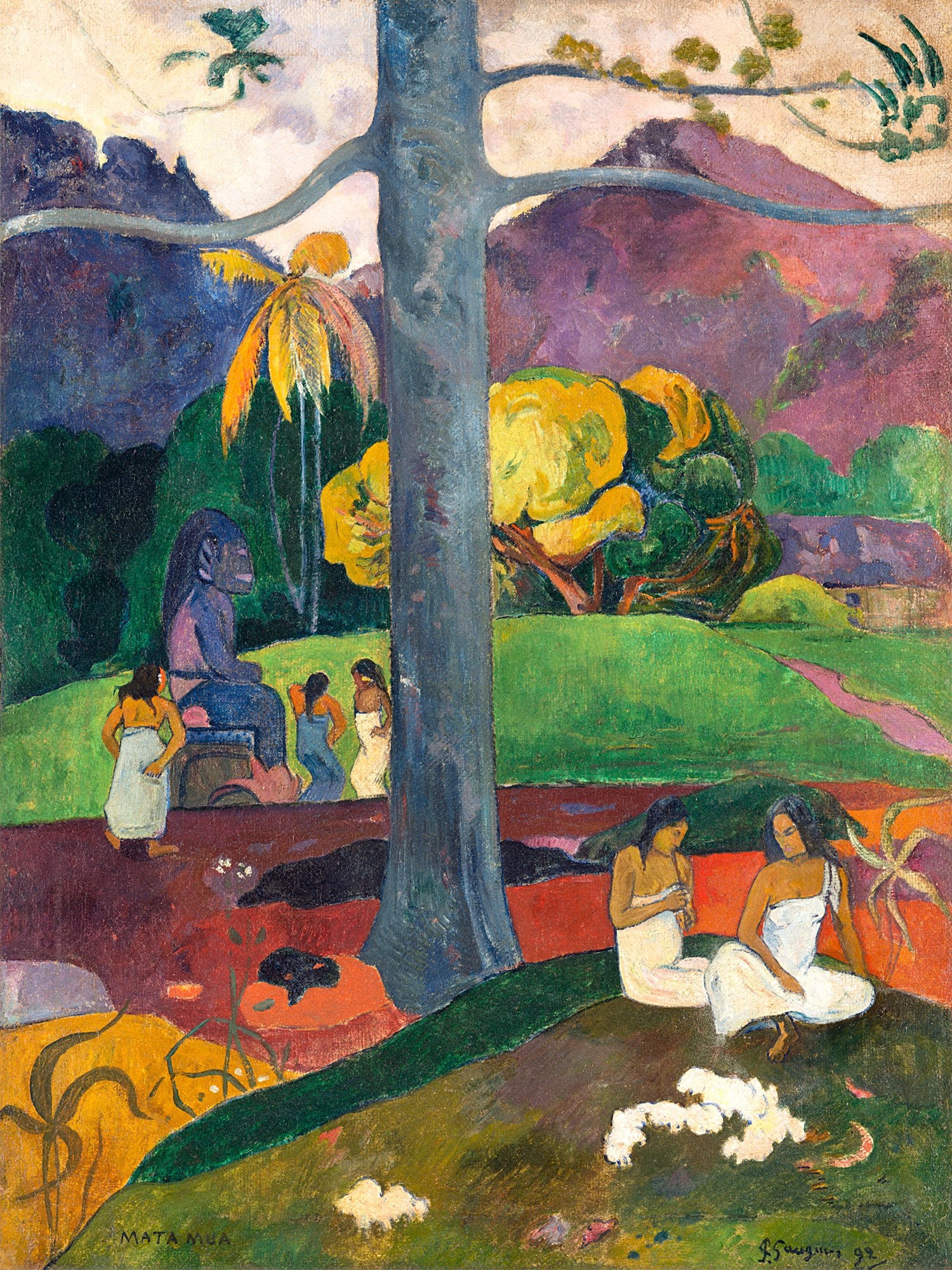 Polár takaró (Paul Gauguin - In Old Times)