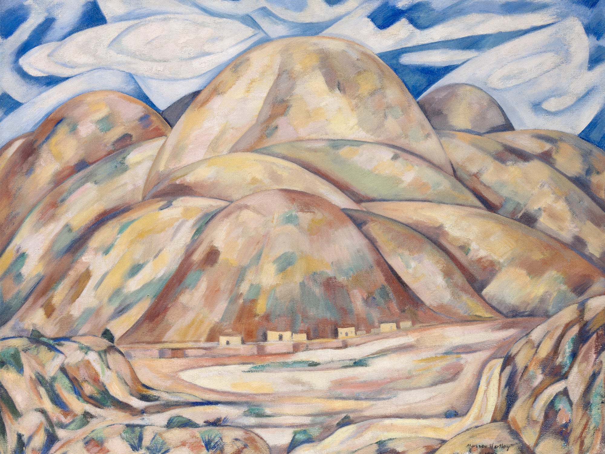 Polár takaró (Marsden Hartley - New Mexico Landscape)