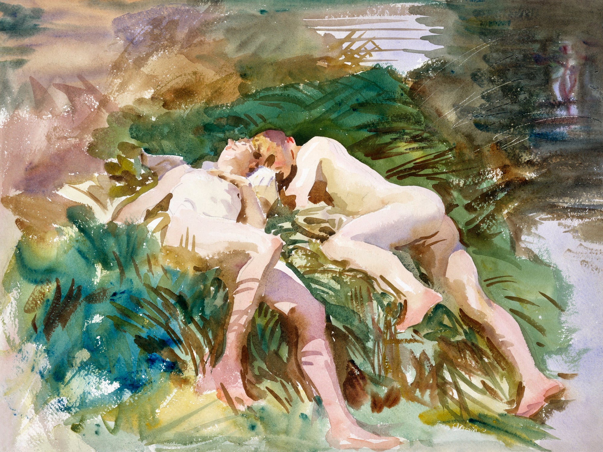 Polár takaró (John Singer Sargent - Tommies Bathing)