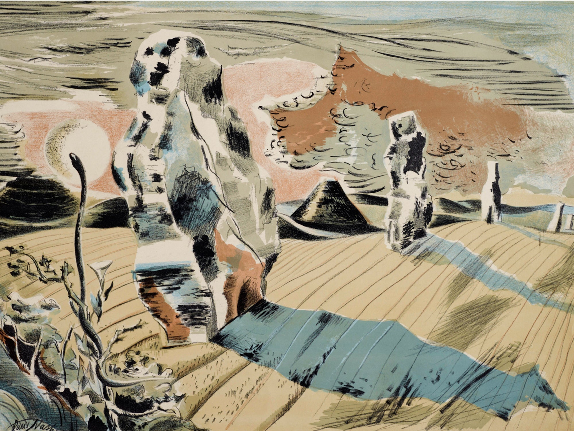 Polár takaró (Paul Nash - Landscape of the Megaliths)
