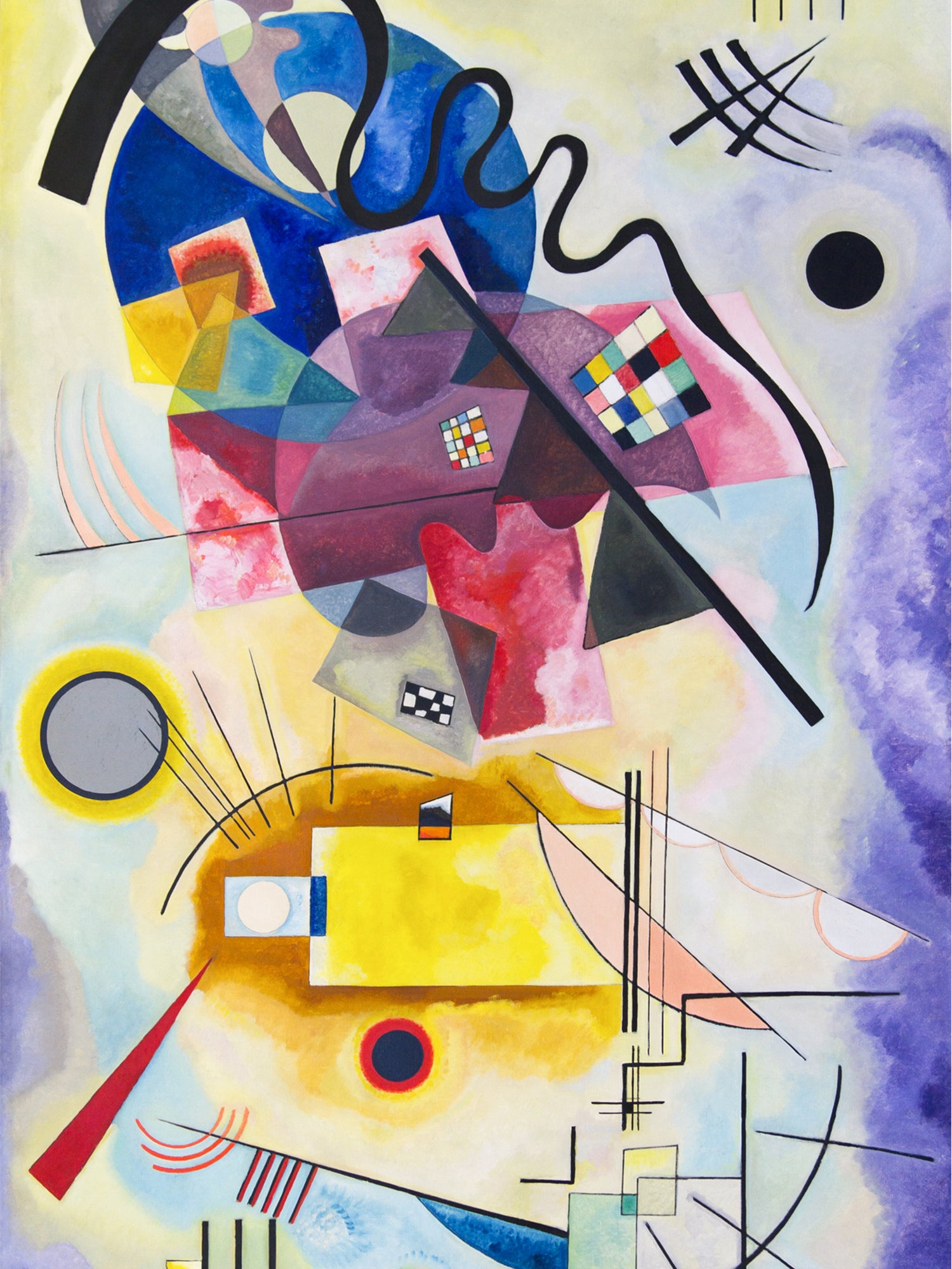 Polár takaró (Wassily Kandinsky - Yellow-Red-Blue)