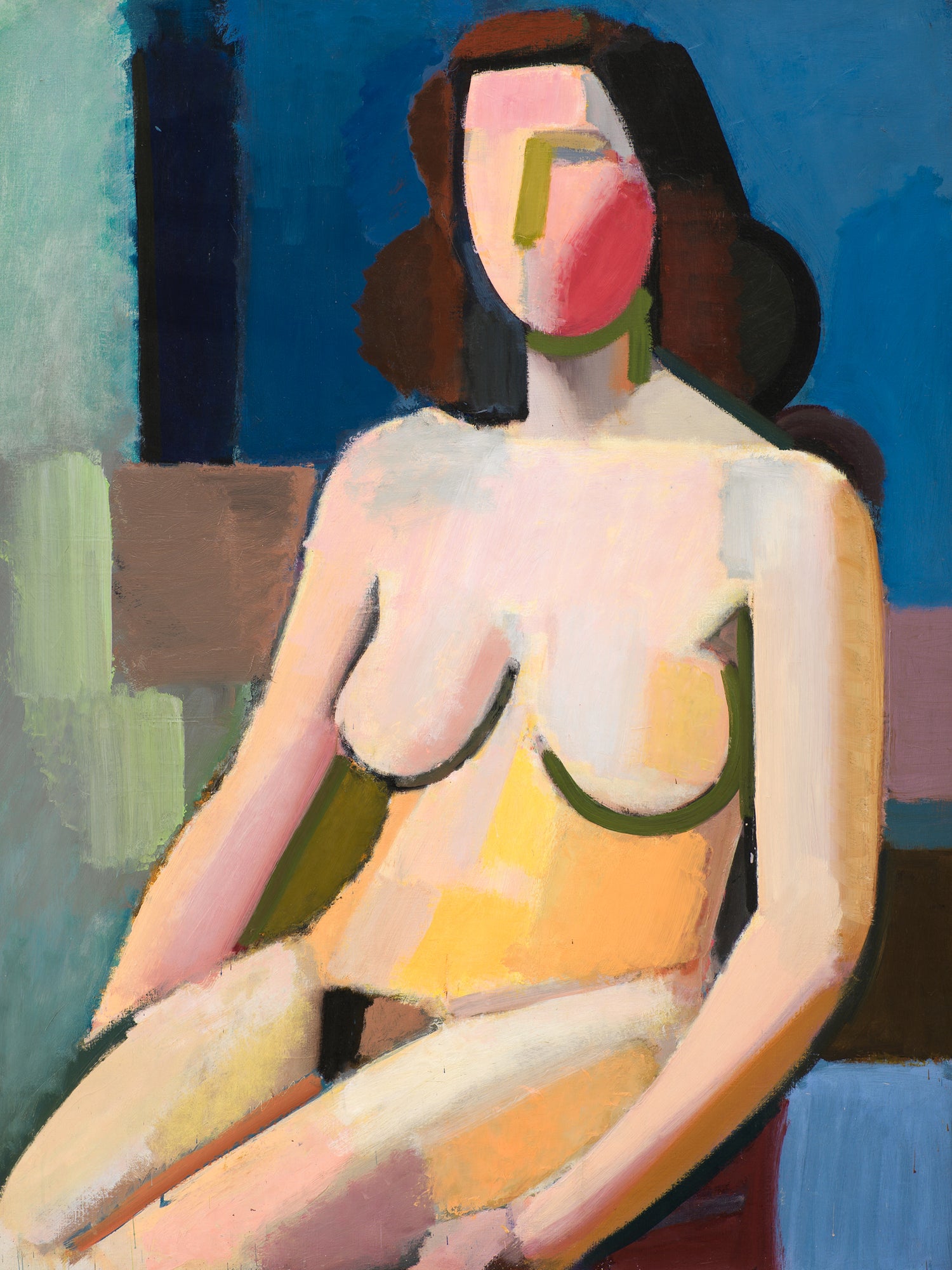Polár takaró (Vilhelm Lundstrom - Seated female)