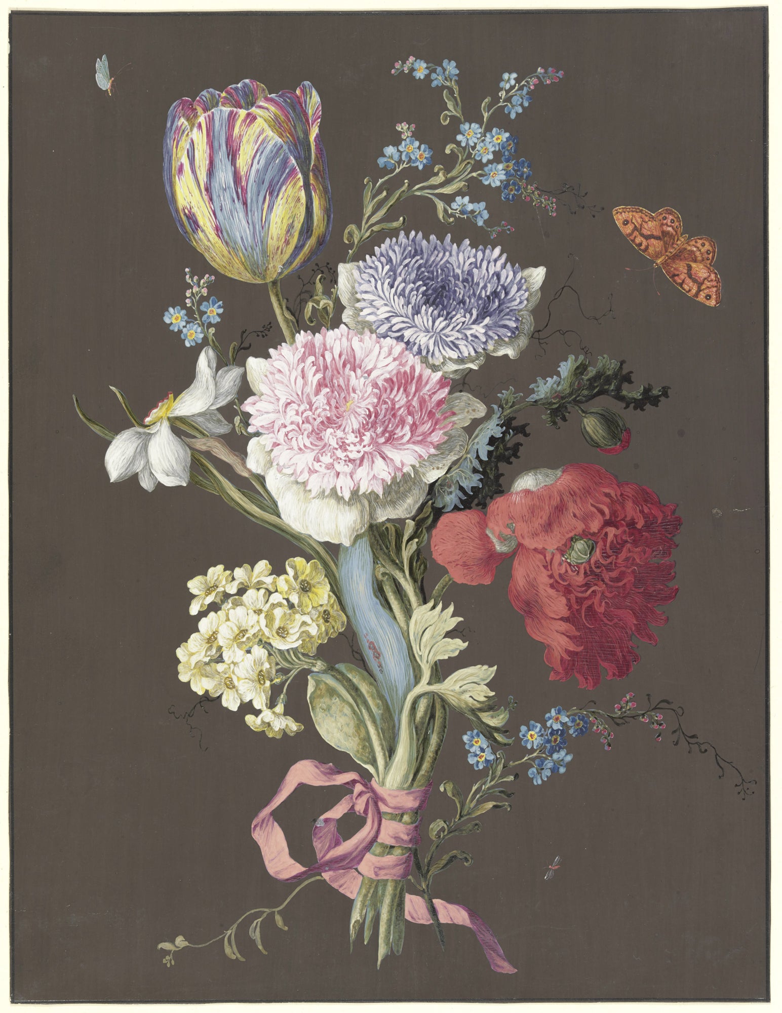 Női trikó (Barbara Regina Dietzsch - Blumengebinde aus Anemonen)