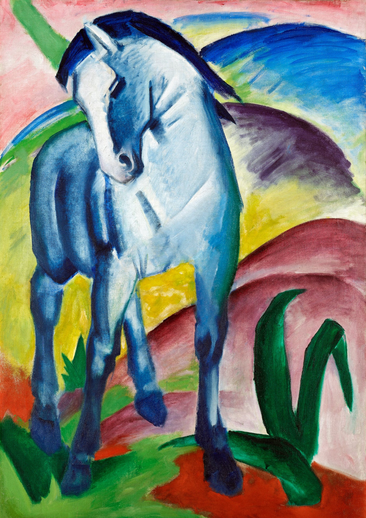 Vázlat füzet (A4) (Franz Marc - Blue Horse)