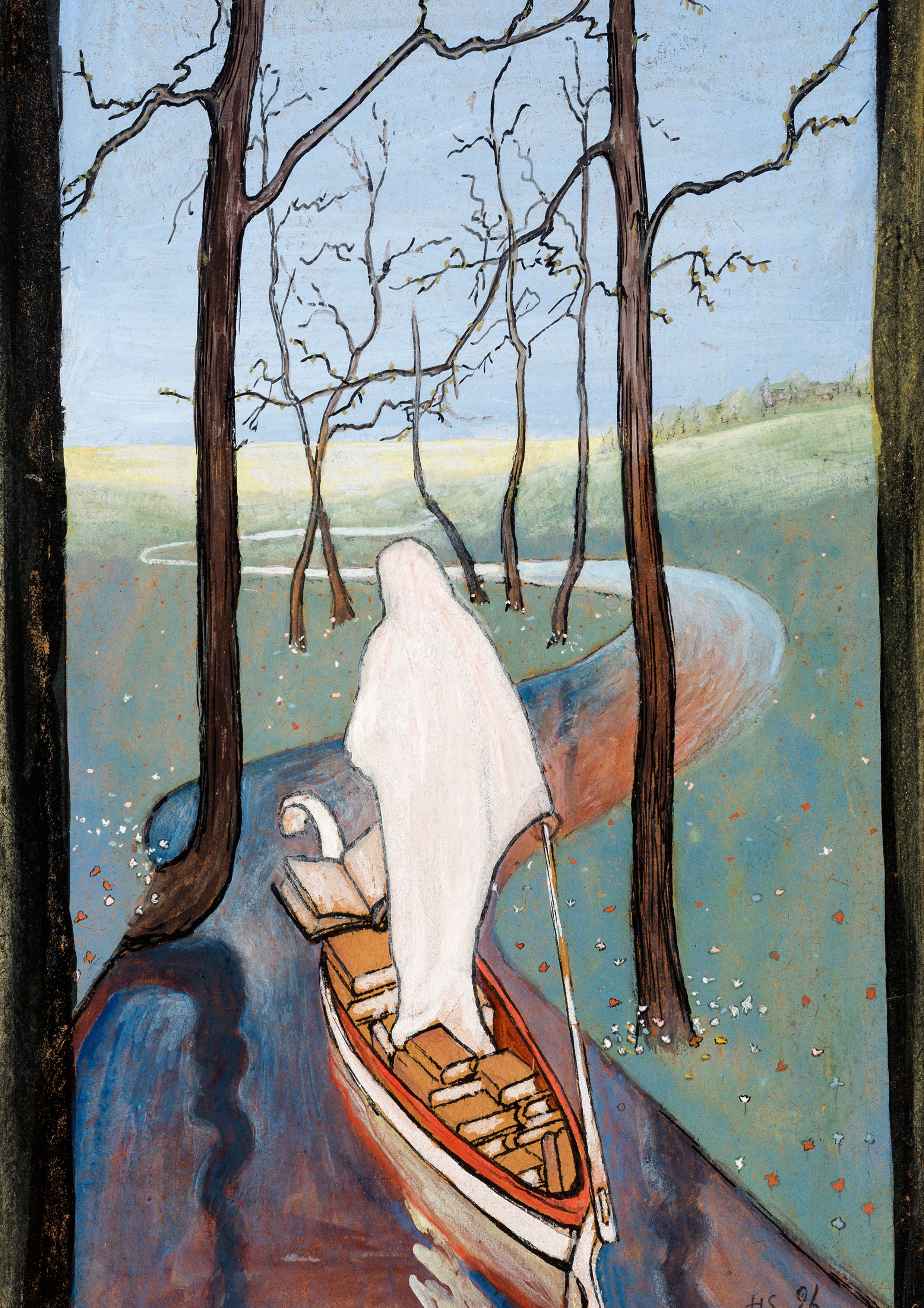 Vázlat füzet (A4) (Hugo Simberg - The stream of life)
