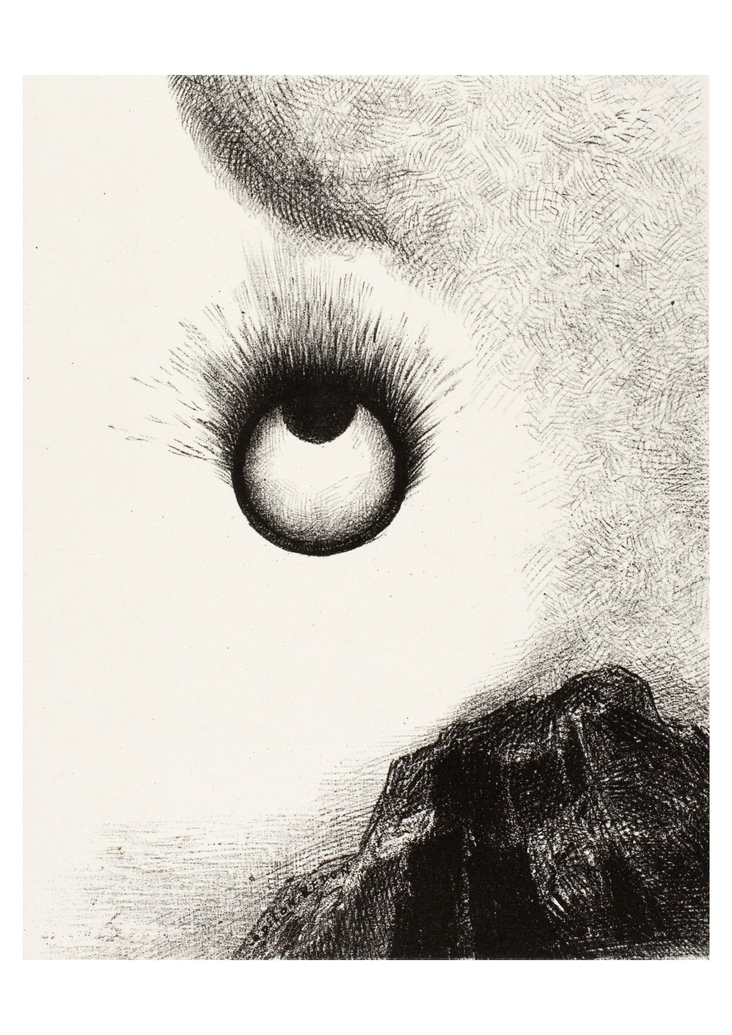 Vázlat füzet (A4) (Odilon Redon - Everywhere Eyeballs are Aflame)