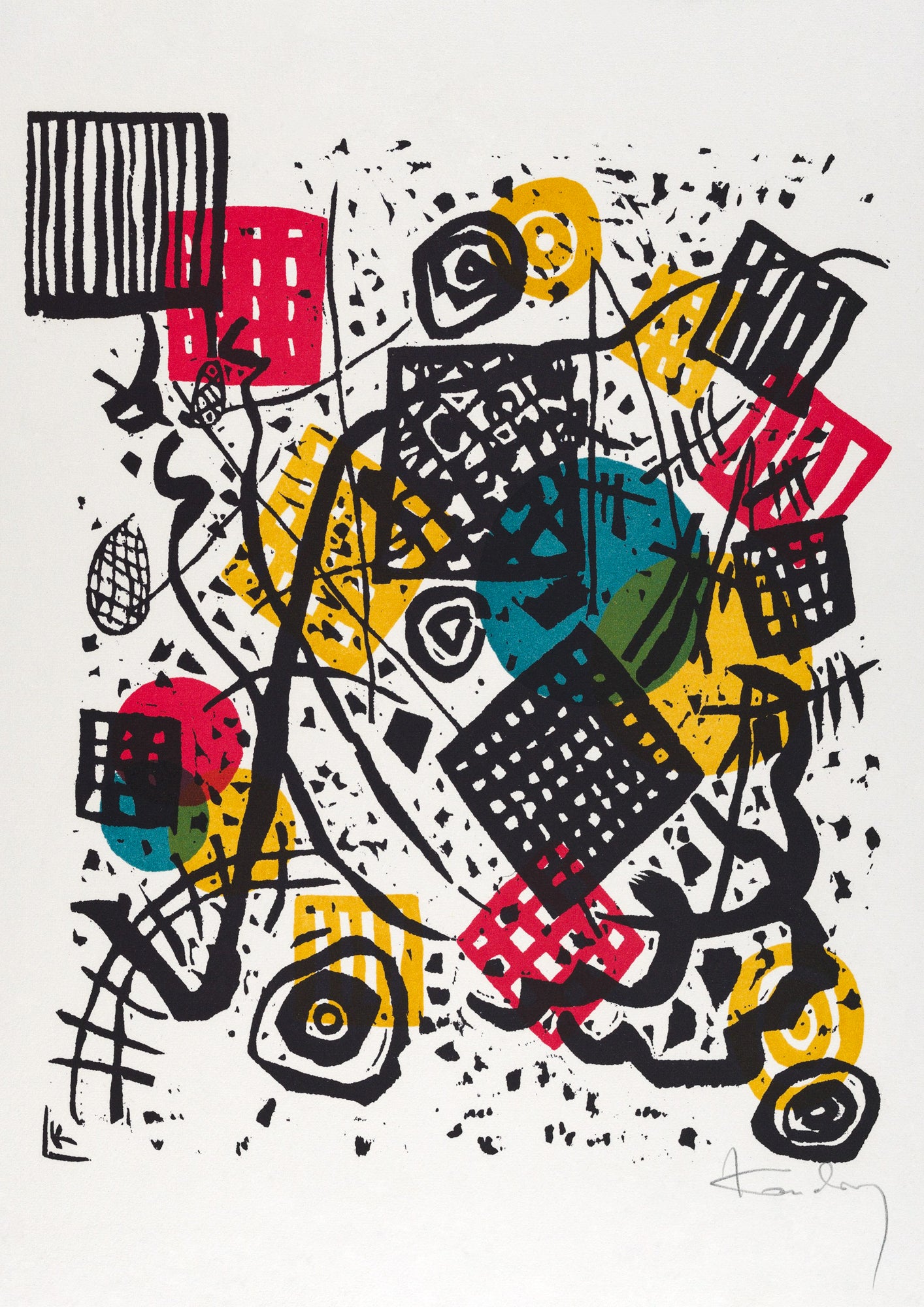 Vázlat füzet (A4) (Wassily Kandinsky - Small Worlds V)