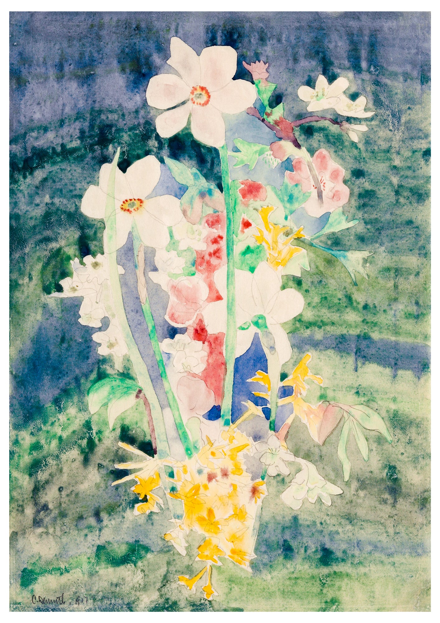 Vázlat füzet (A4) (Charles Demuth - Narcissi)