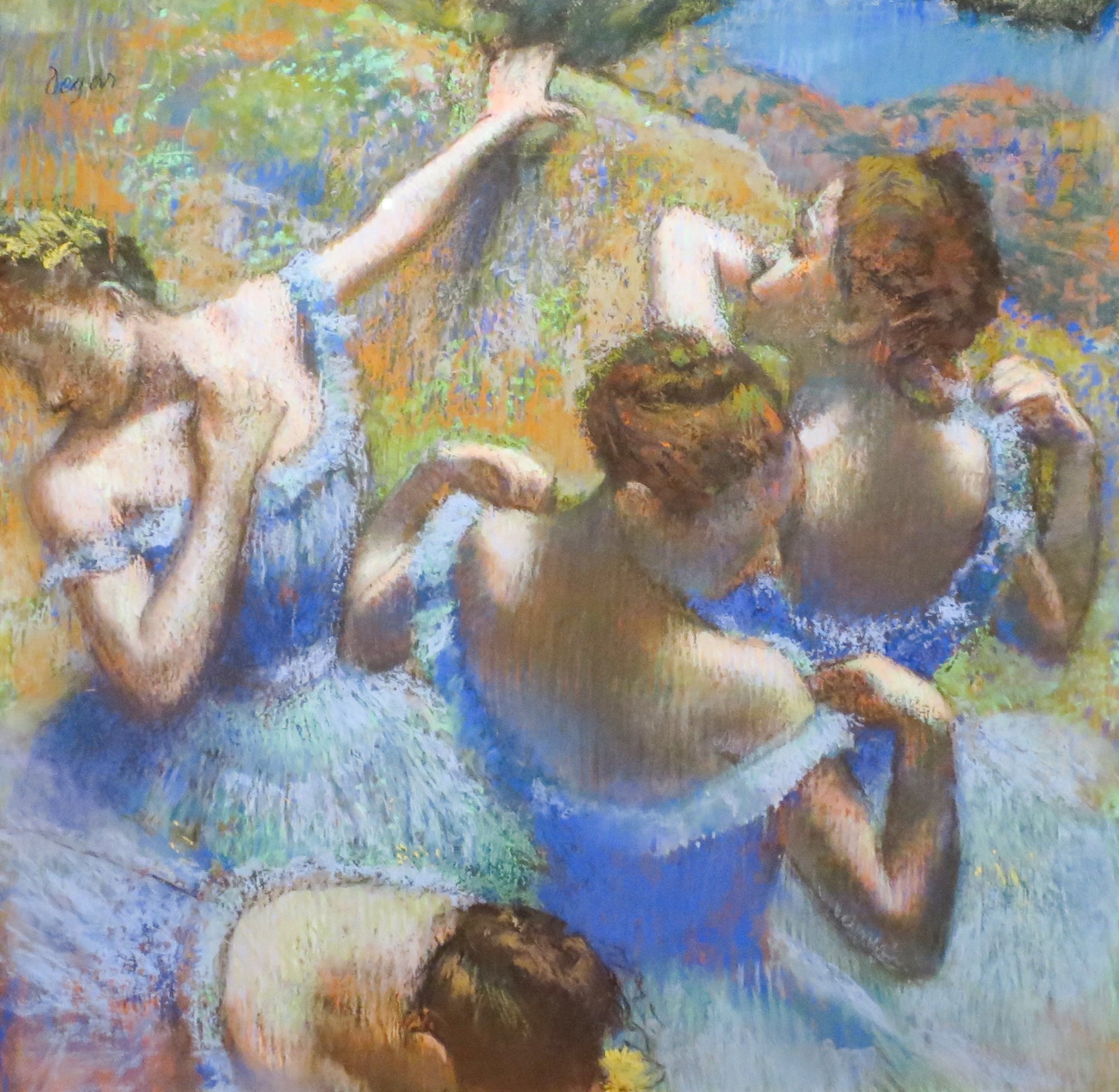 Hosszú ujjú póló (Edgar Degas - Four ballerinas, straightening up in the wings)