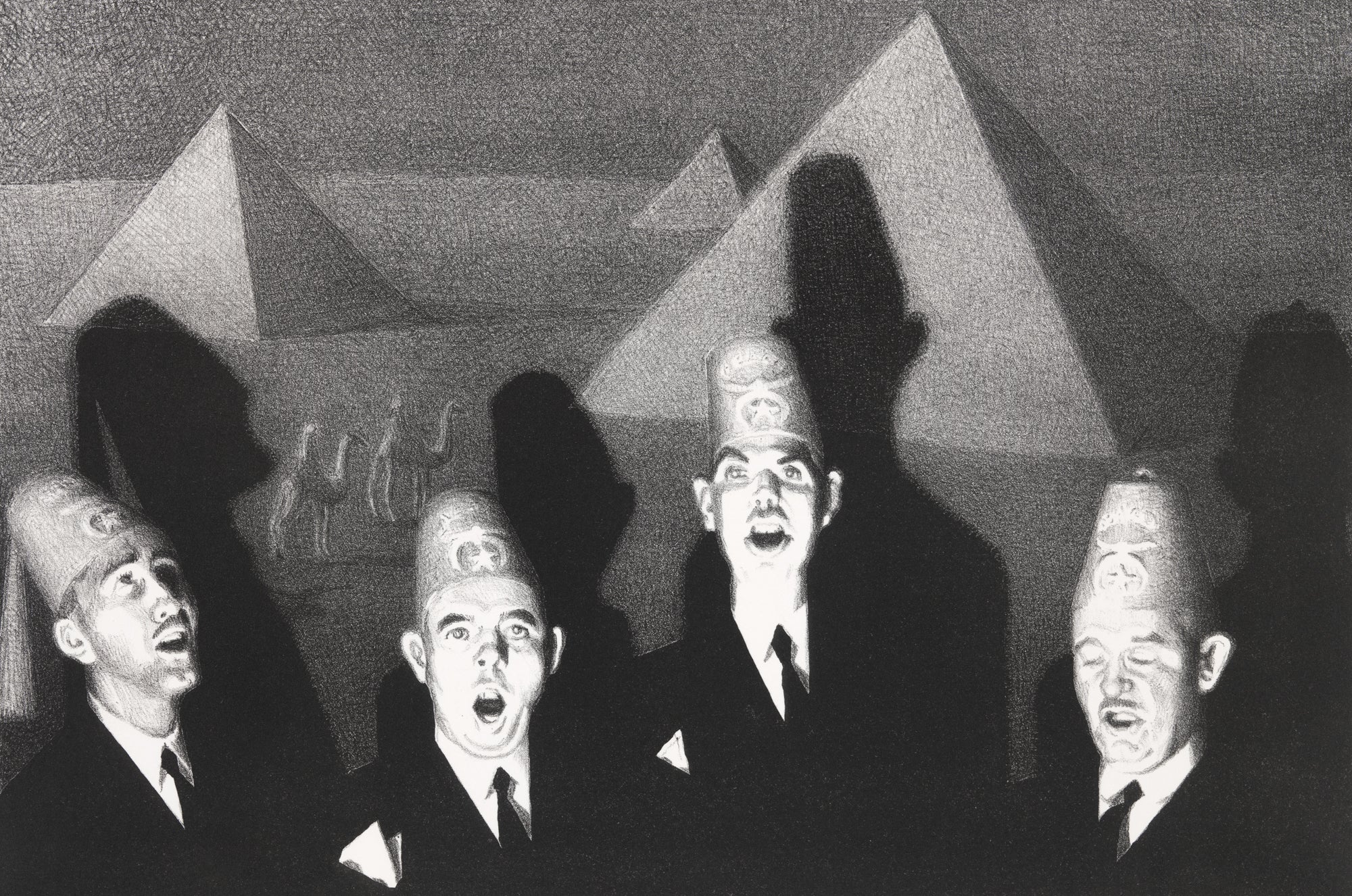 Hosszú ujjú póló (Grant Wood - Shrine Quartet)