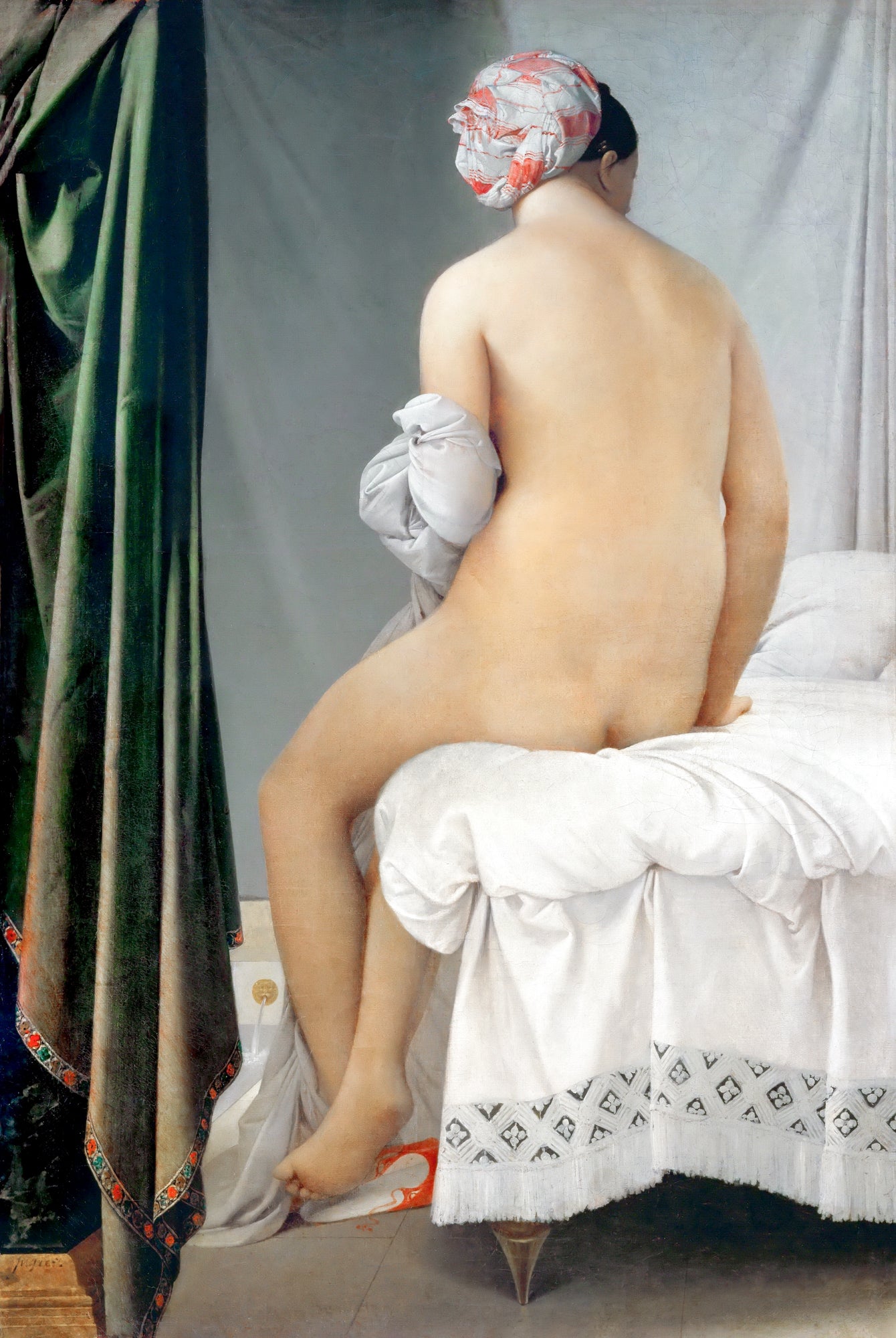 Hosszú ujjú póló (Jean-Auguste-Dominique Ingres -  The Valpinçon Bather)