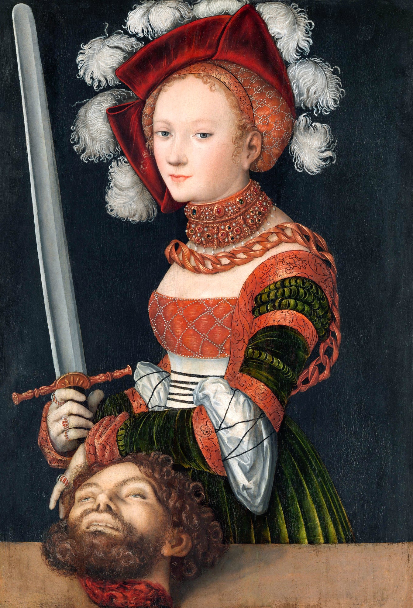 Hosszú ujjú póló (Lucas Cranach the Elder - Judith with the Head of Holofernes)