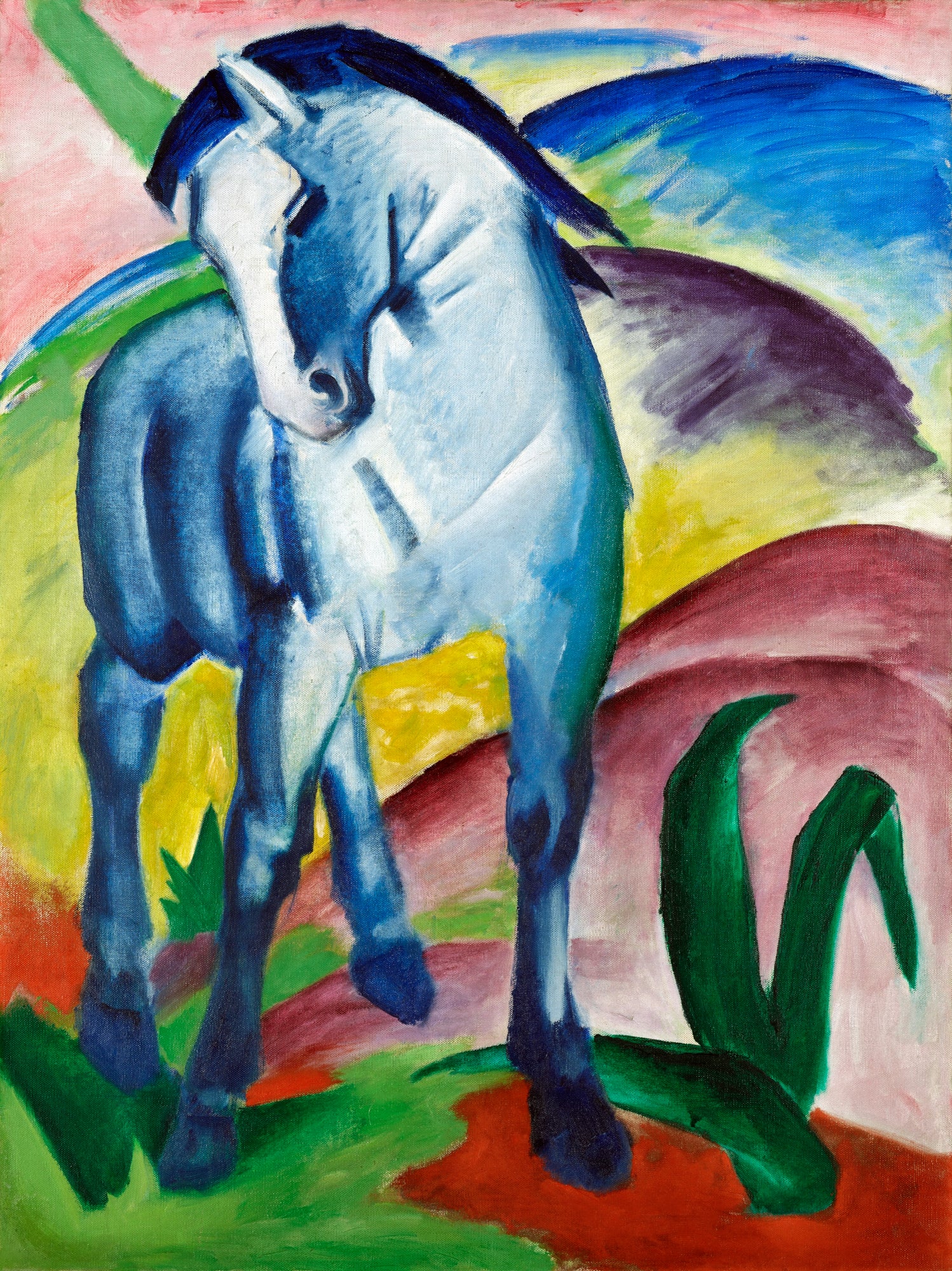 Kapucnis pulóver (Franz Marc - Blue Horse)