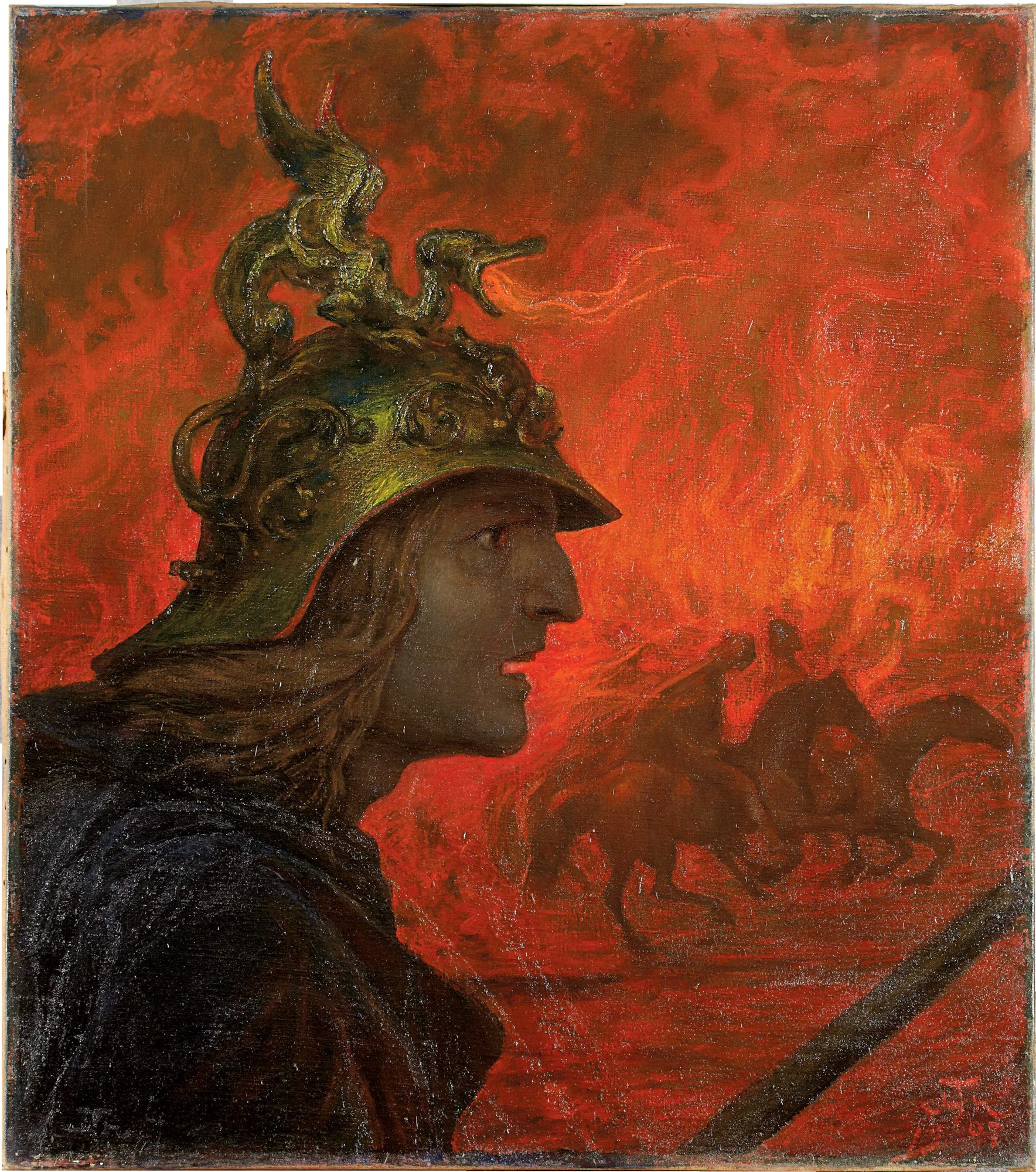 Kapucnis pulóver (Hans Thoma - The War)