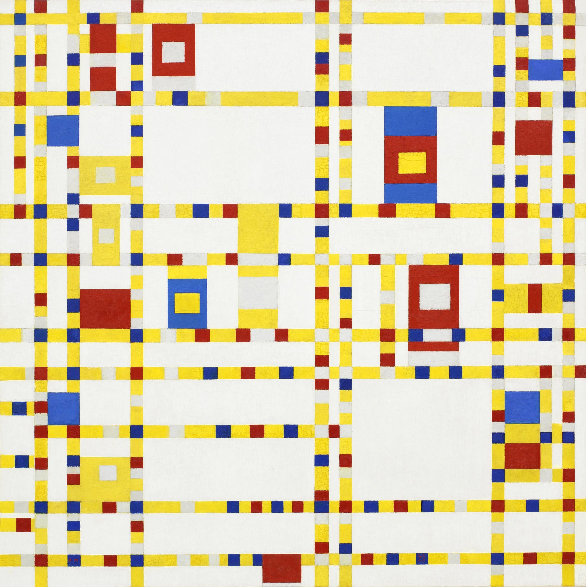Kapucnis pulóver (Piet Mondrian - Broadway Boogie Woogie)