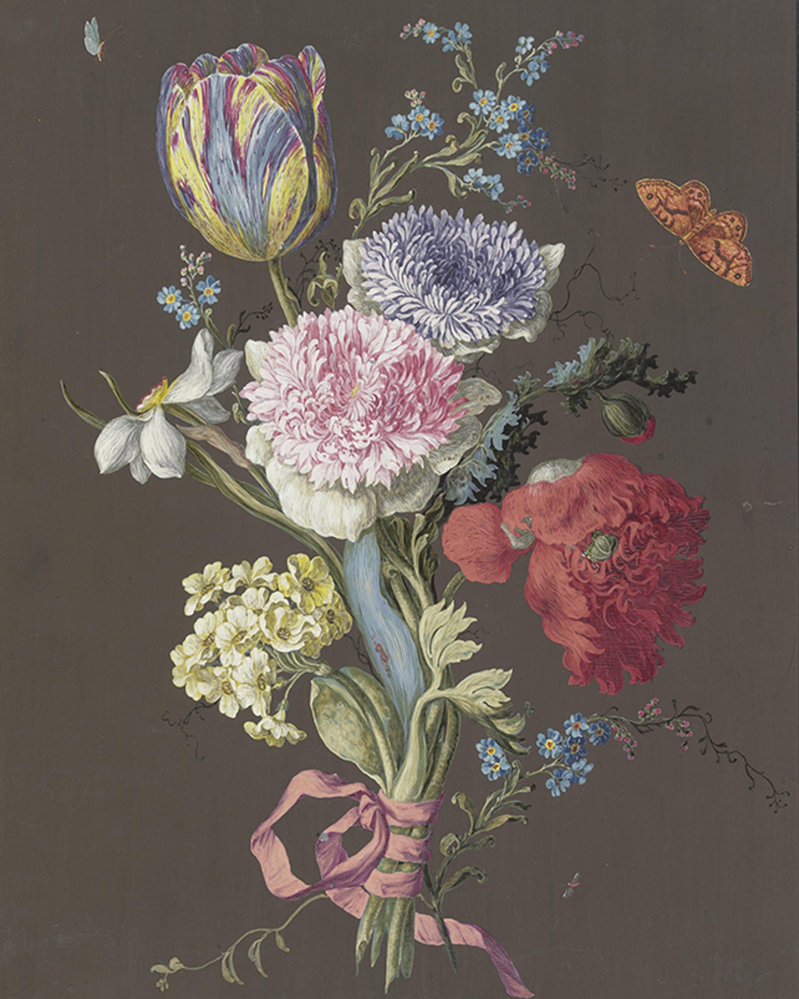 Polár takaró (Barbara Regina Dietzsch - Blumengebinde aus Anemonen)
