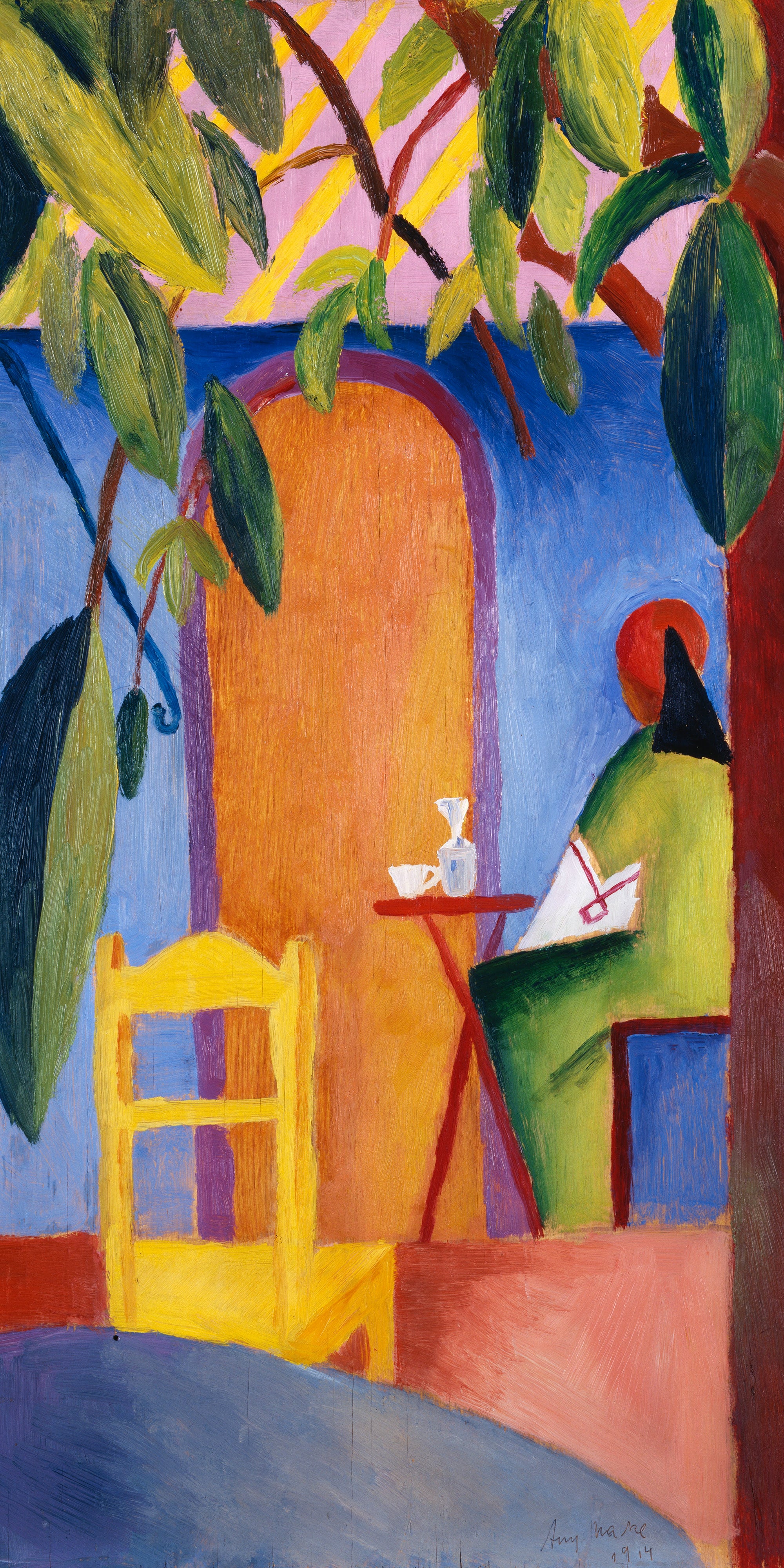 Törölköző (August Macke - Türkisches Café)