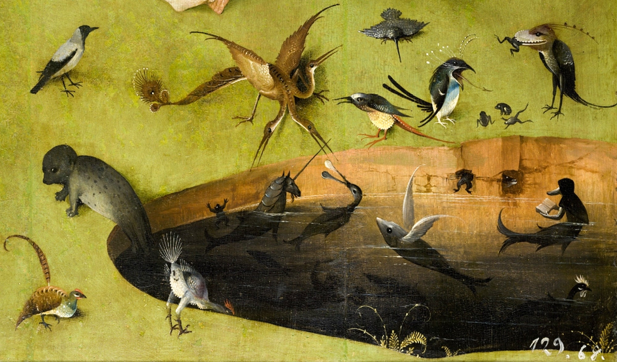 Pamut pulóver - Unisex (Hieronymus Bosch - The Garden of Earthly Delights)
