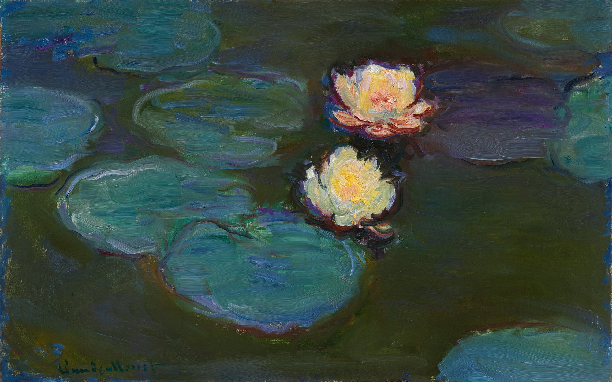 Oversized póló (Claude Monet - Water Lilies)