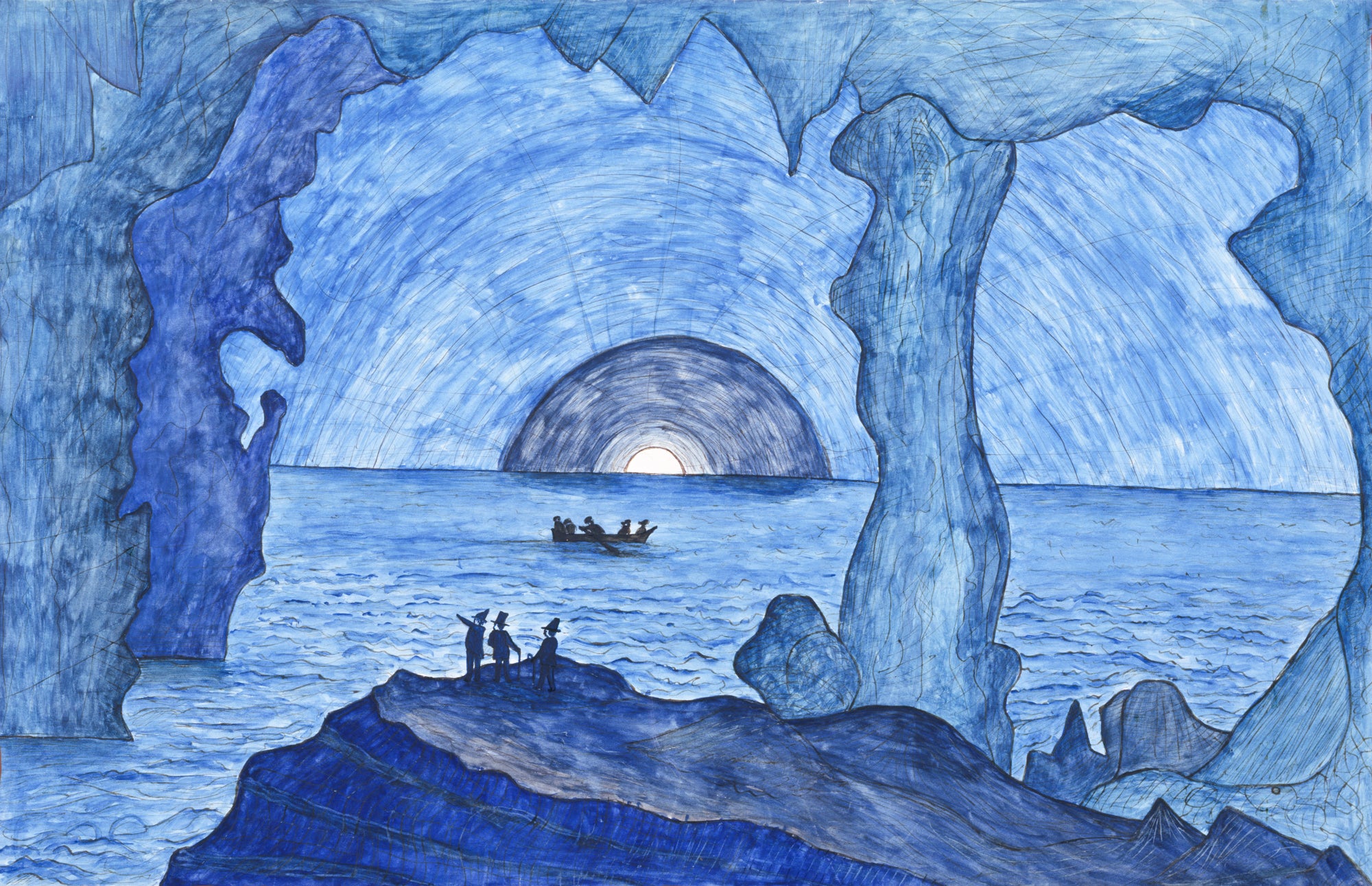 Pamut pulóver - Unisex (Lawrence W. Ladd - The Blue Grotto)