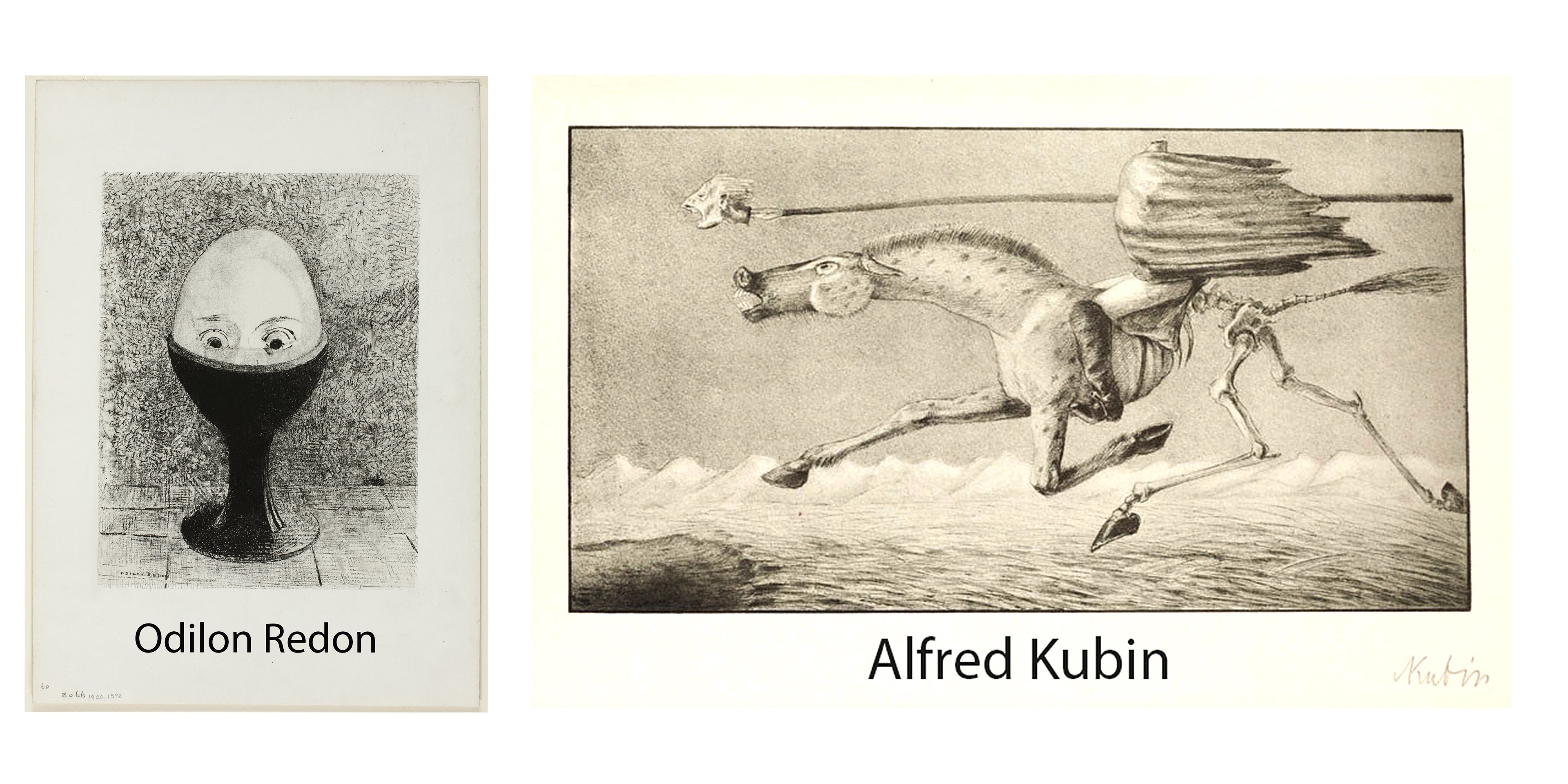 Odilon Redon és Alfred Kubin- a látomás két arca