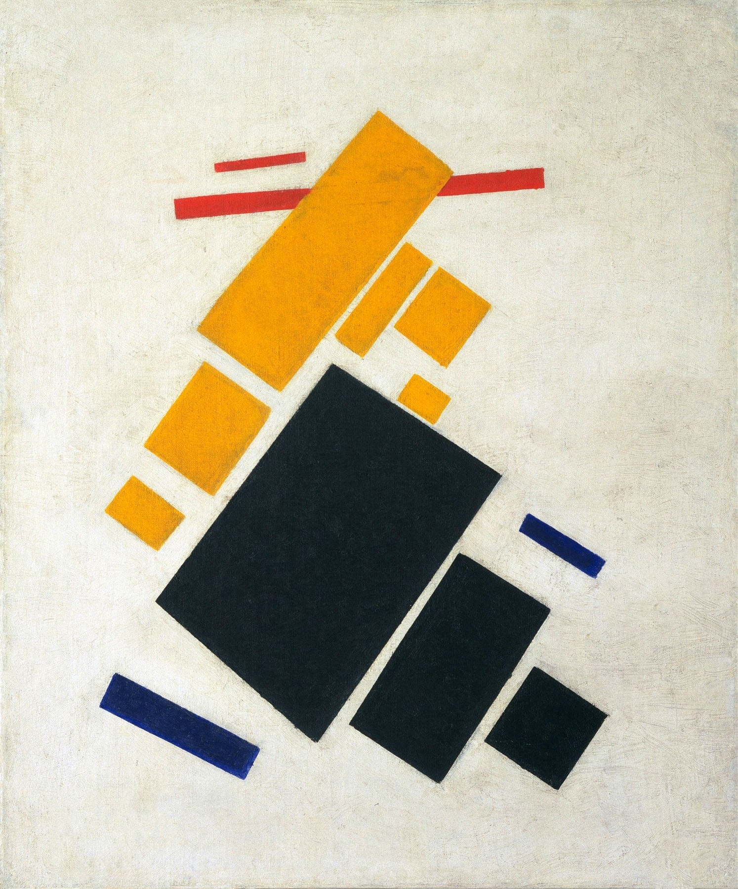 Rövid szabású női kapucnis melegítőfelső ( Kazimir Malevich- Suprematist Composition: Airplane Flying )