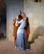 Női ujjatlan magasnyakú body (Francesco Hayez - Il Bacio)