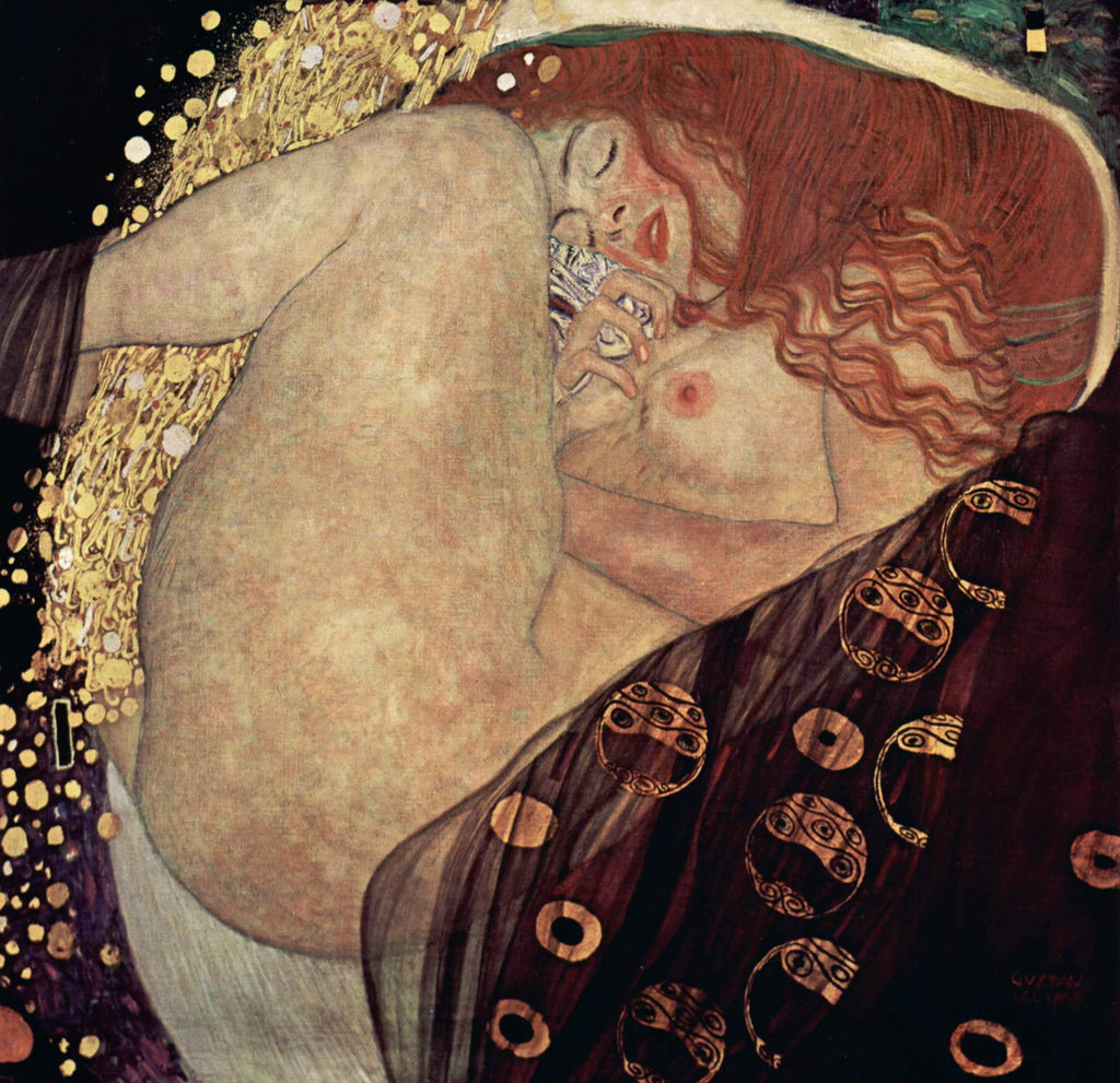 Hosszú női ruha (Gustav Klimt - Danaë)