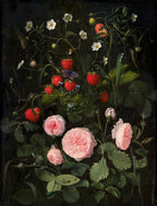 Hosszú női ruha (O.D. Ottesen - Still Life with Roses and Strawberries)