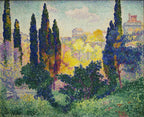 Hosszú női ruha (Henri-Edmond Cross - La Plaine de Bormes)