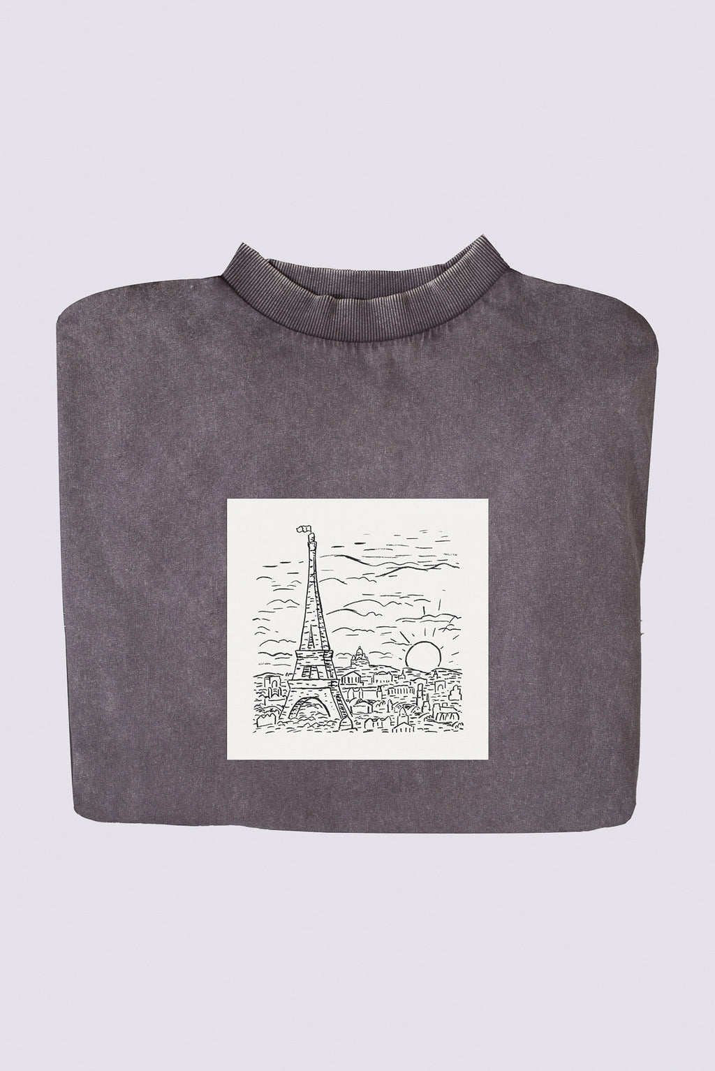 Hosszú női ruha (Leo Gestel - View of the Eiffel Tower in Paris)