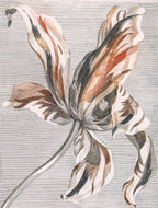 Hosszú női ruha (Johan Teyler - Print in three colours, of a tulip)