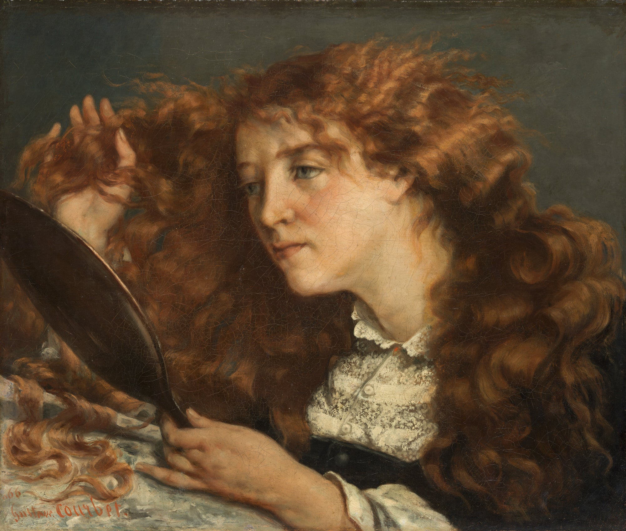 Hosszú női ruha (Gustave Courbet - Jo, the beautiful Irishwoman)