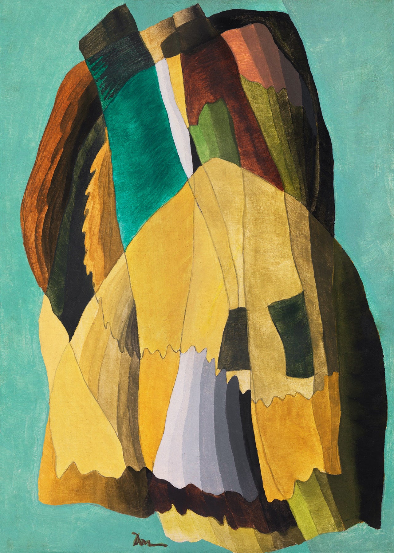 Modern stílusú hátizsák laptop zsebbel (Arthur Dove -Shore Road)