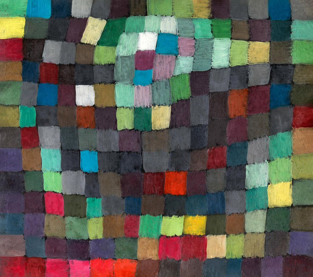 Teli mintás hosszú ujjú póló ( Paul Klee - May Picture )