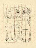 Polár takaró (Leo Gestel - Schets van drie naakte vrouwen)