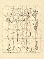 Polár takaró (Leo Gestel - Schets van drie naakte vrouwen)