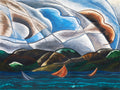 Polár takaró (Arthur Dove - Clouds and Water)