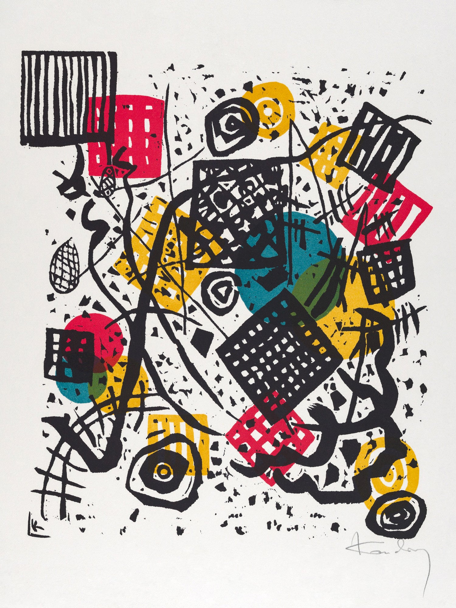 Dupla polár takaró (Wassily Kandinsky - Small Worlds V)