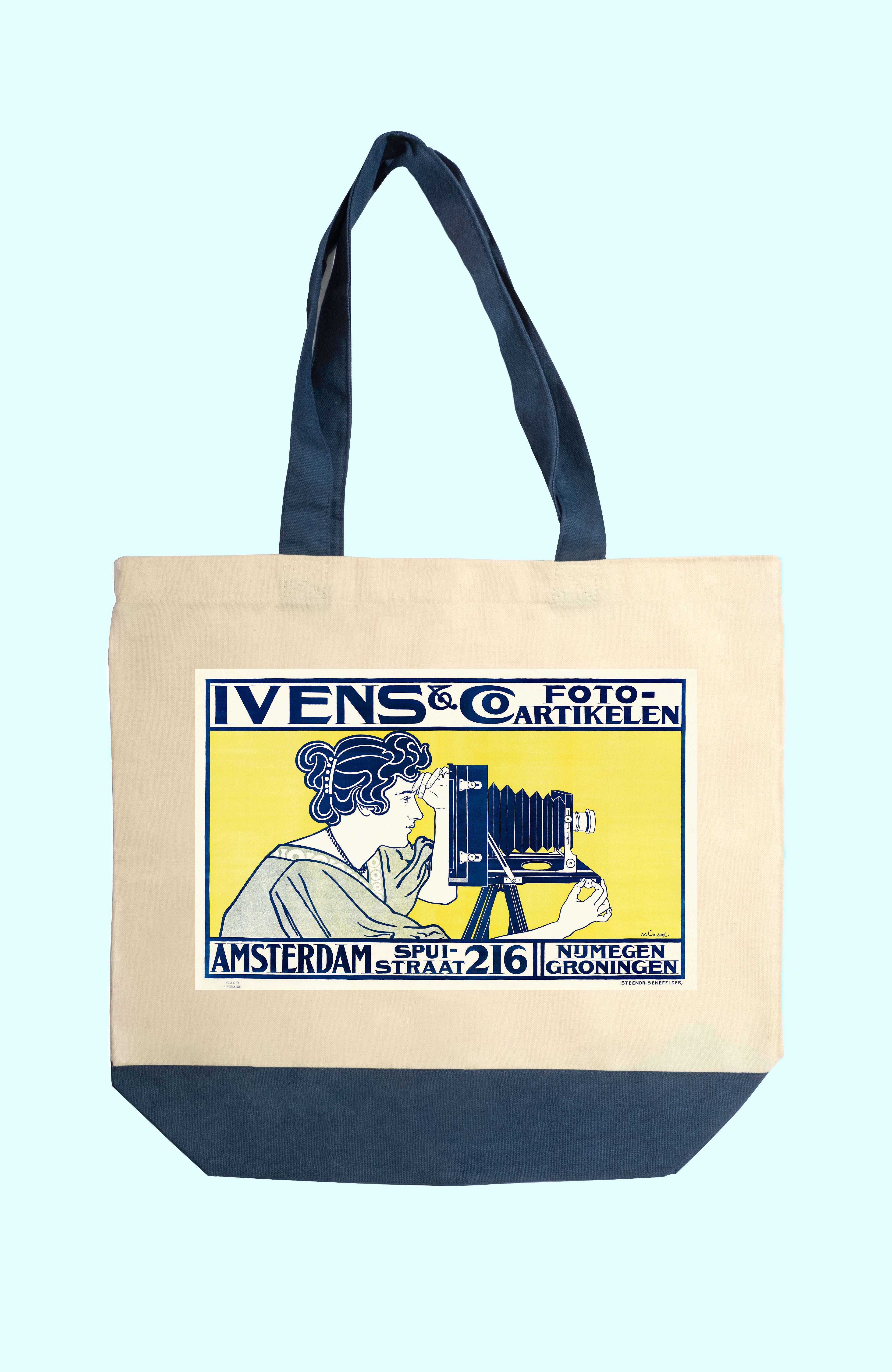 Vászon tote táska (Johann Georg van Caspel - Advertising Posters for Ivens & Co and Guy de Coral & Co)