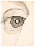 Női trikó (Cor van Teeseling - Zelfportret met portret in pupil)