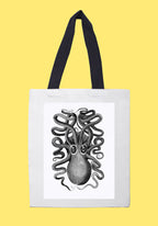 Fehér vászontáska fekete fogantyúval ( George Shaw- Illustration from Zoological lectures)