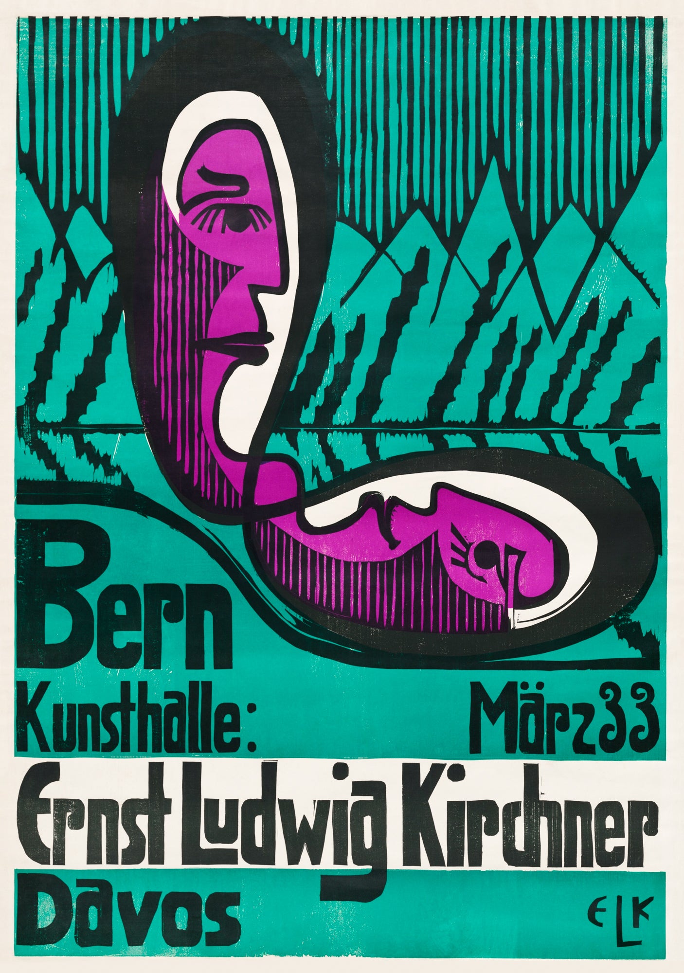 Fehér vászontáska fekete fogantyúval (Ernst Ludwig Kirchner - Bern Kunsthalle)