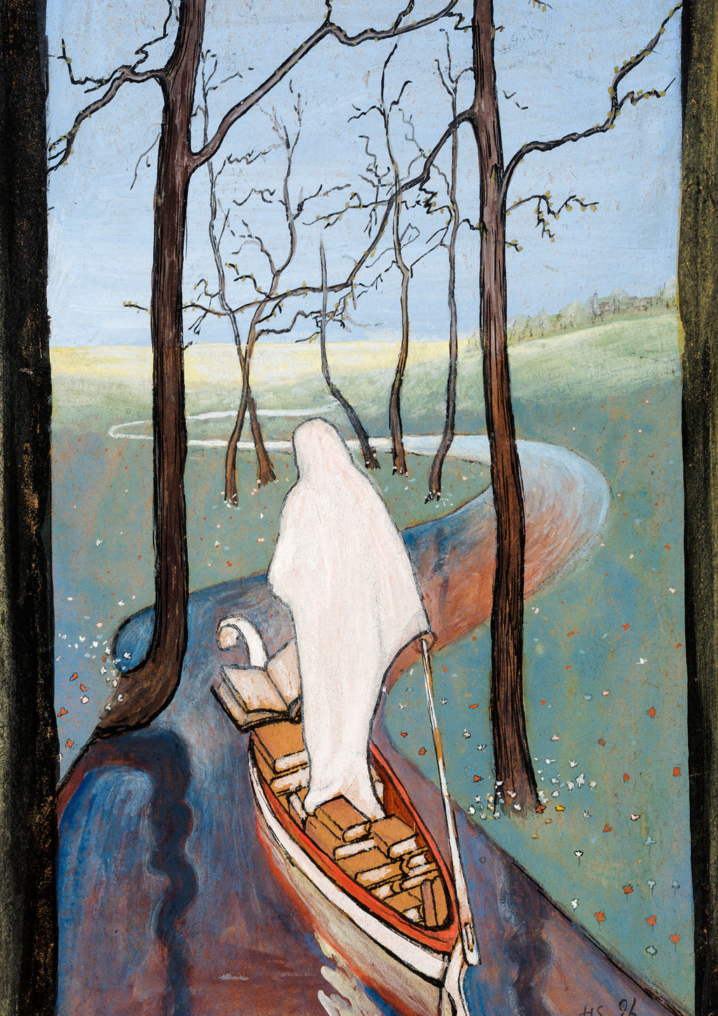 Vázlat füzet (A4) (Hugo Simberg - The stream of life)