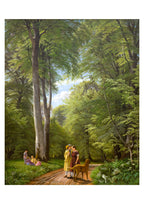 Vázlat füzet (A4) (Skovgaard - A Beech Wood in May near Iselingen Manor)