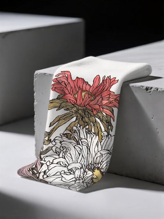 Törölköző (Julie de Graag - Chrysanthemums)