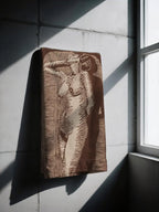 Törölköző (Vrouwelijk Naakt Staand - Abstract Female Nude Standing)