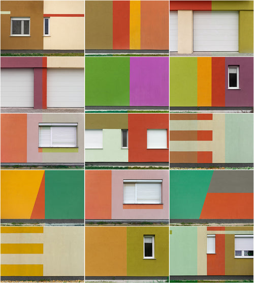 Fehér vászontáska fekete fogantyúval ( M.C.C.- Housing complex )