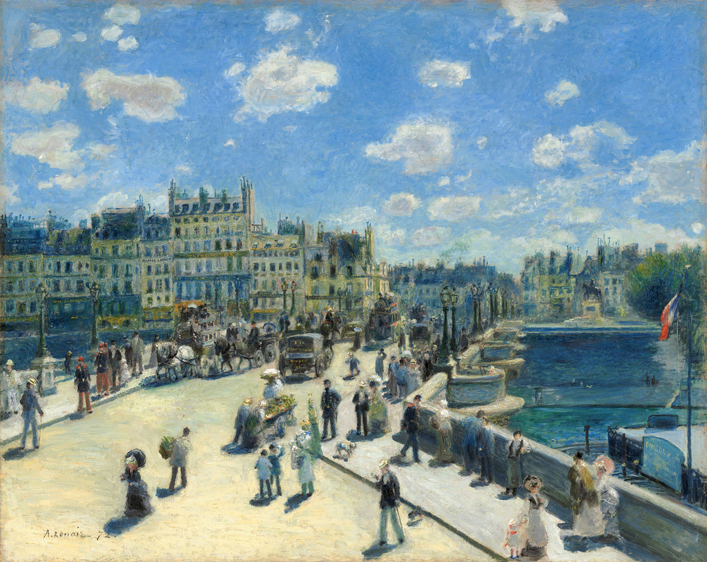Női ujjatlan magasnyakú body (Pierre-Auguste Renoir - Pont Neuf)